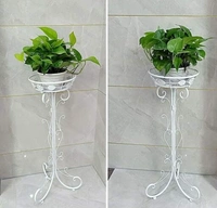 White  Iron Corner Pot Stand for Balcony Living Room Outdoor Indoor Plants  - white, Iron, pack of1